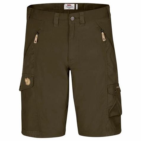 Fjallraven Abisko Shorts Dark Olive Singapore For Men (SG-752335)